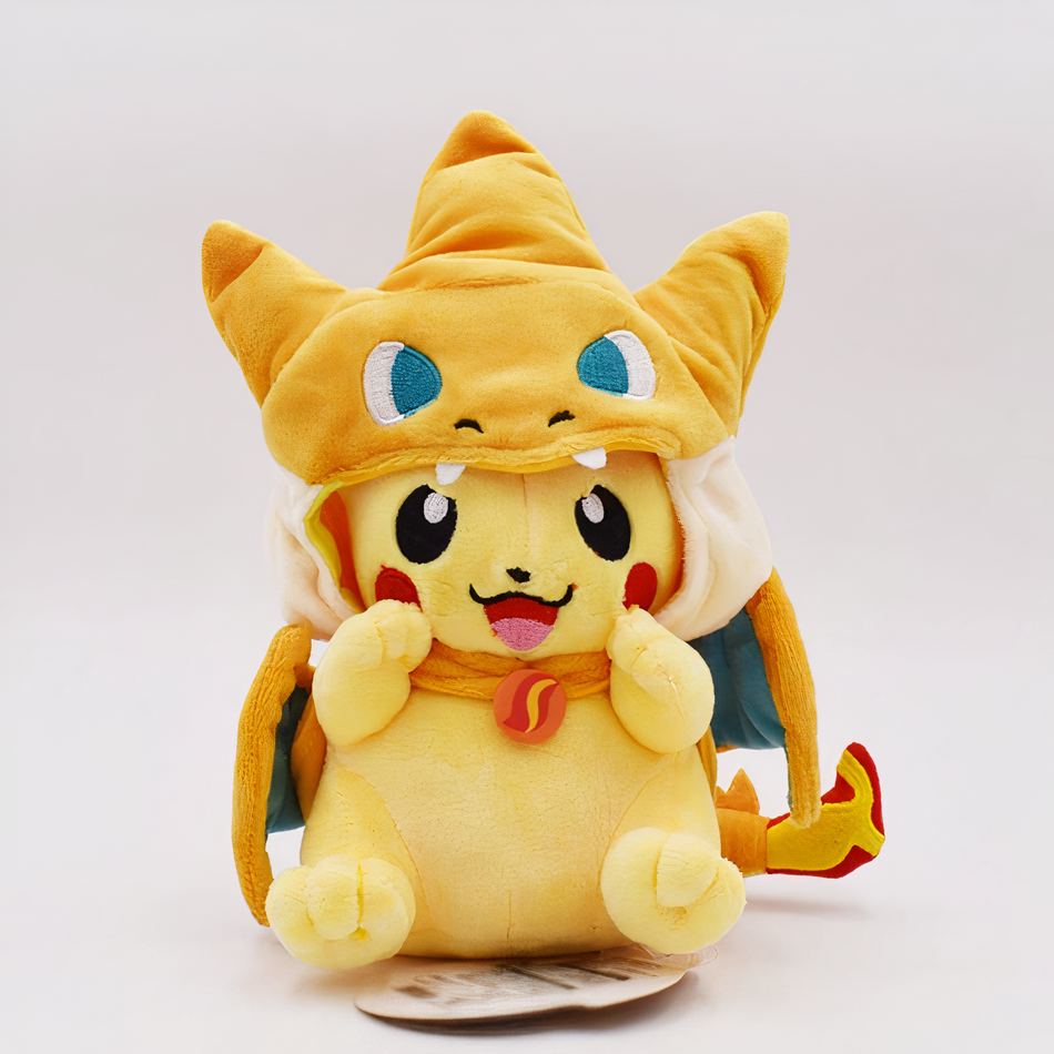 Peluche Pikachu costume Dracaufeu douce enfant jeu La compagnie de la peluche