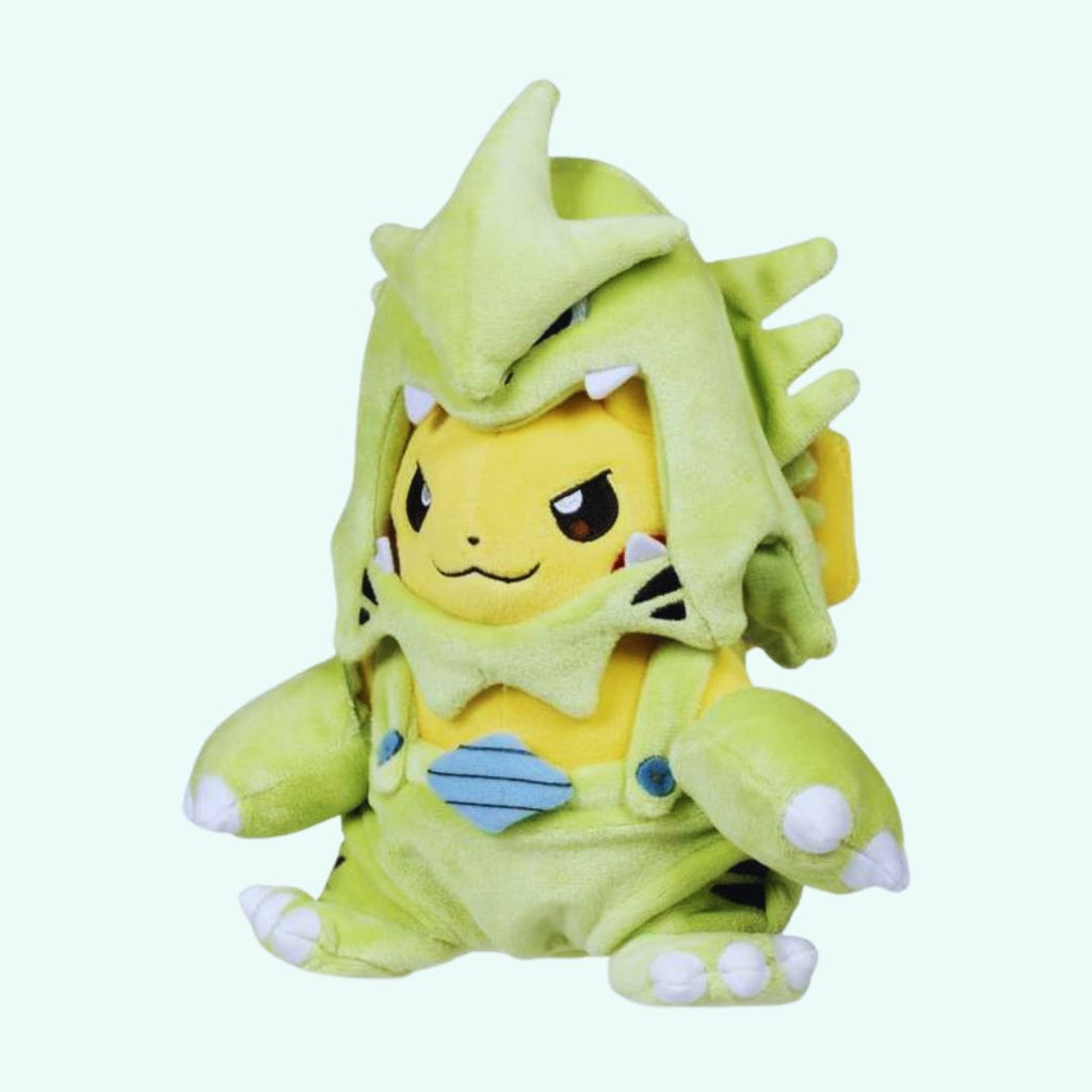 Peluche Pikachu costume Tyranocif doux enfant fun La compagnie de la peluche