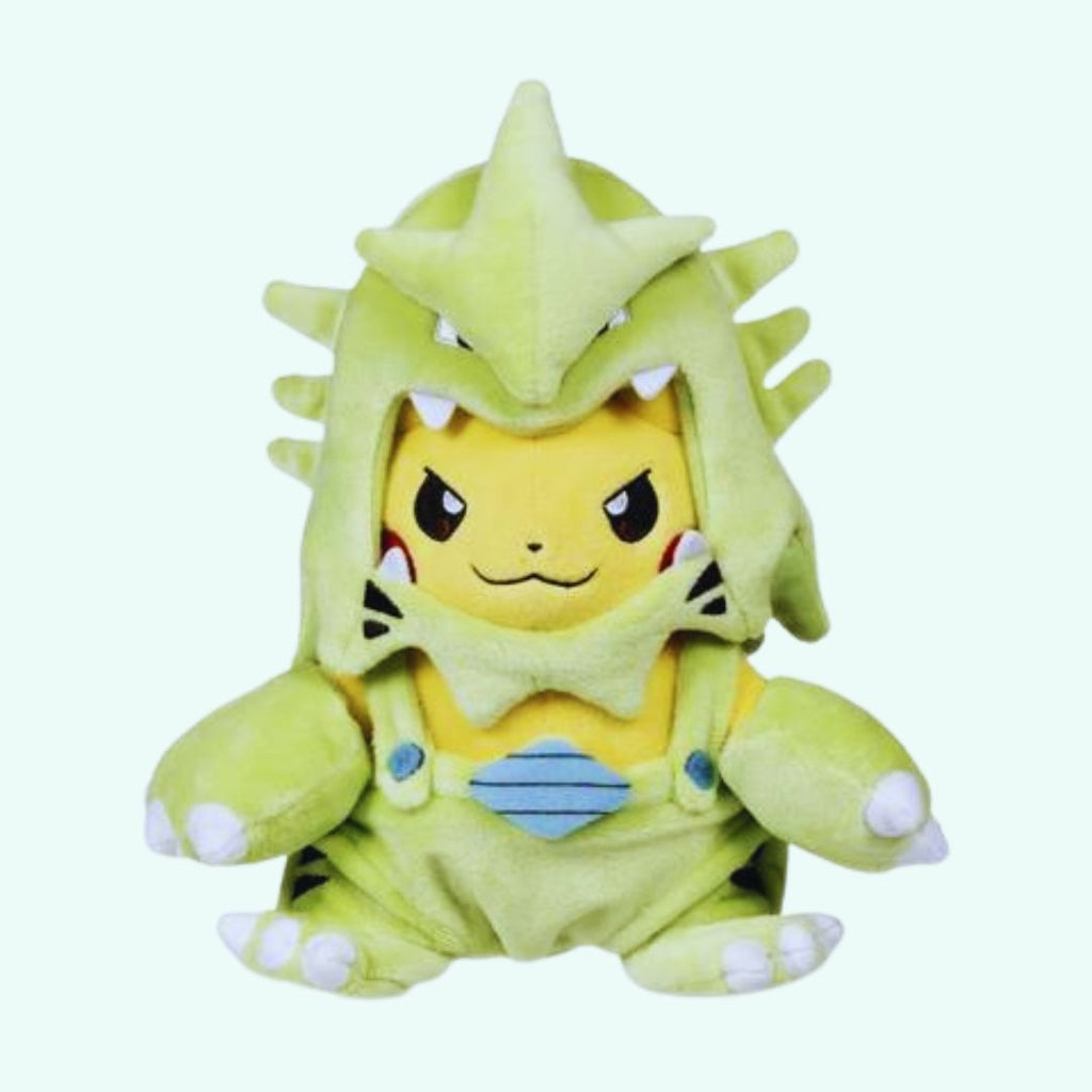 Peluche Pikachu costume Tyranocif doux enfant fun La compagnie de la peluche