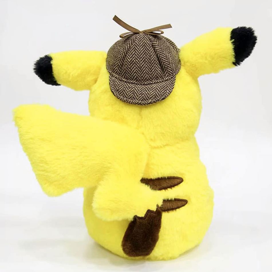 Peluche Pikachu détective jaune câlin enfant doux La compagnie de la peluche