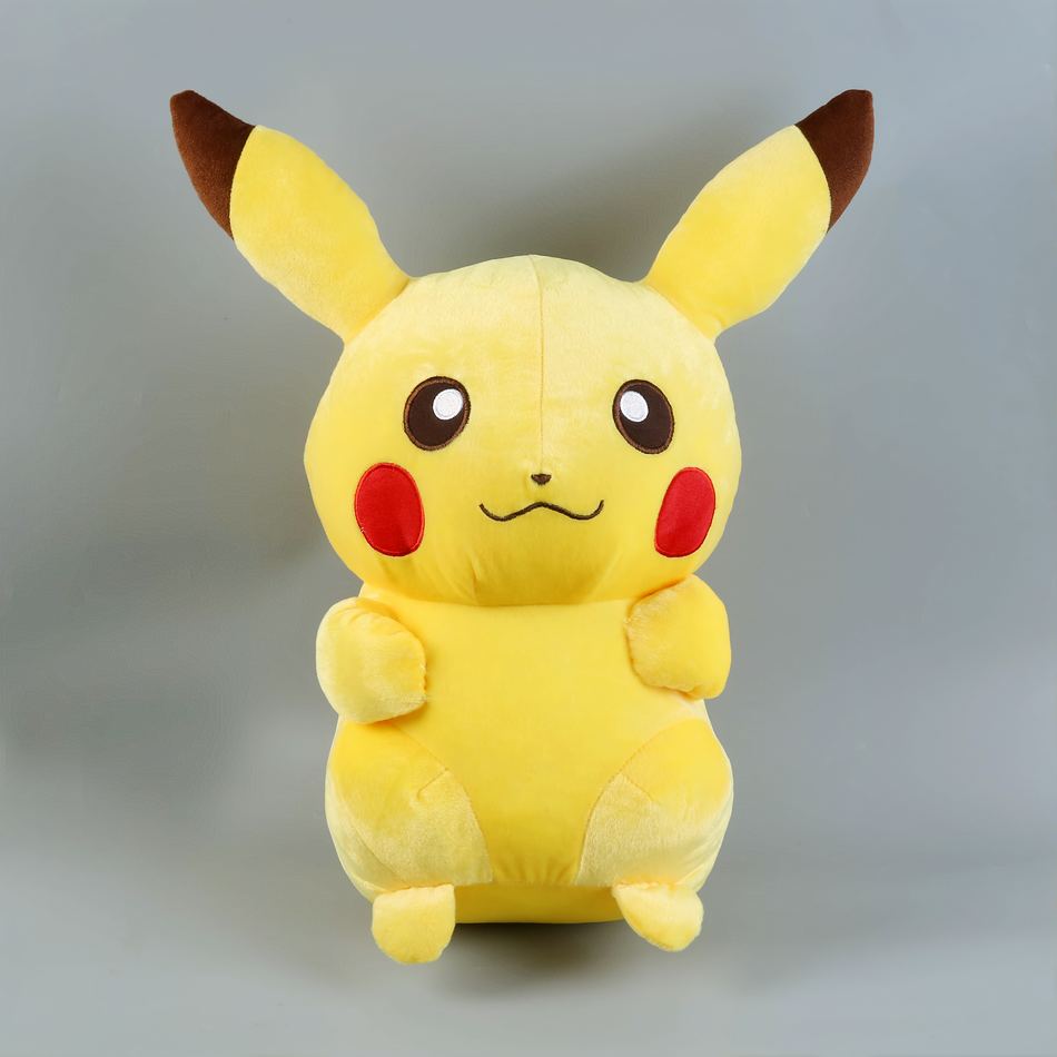 Peluche Pikachu dormeur jaune doux collection kawaii La compagnie de la peluche