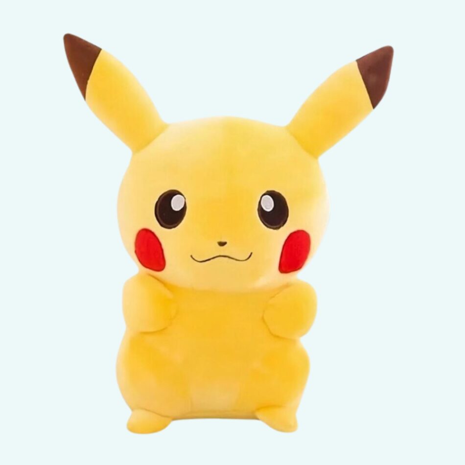 Peluche Pikachu jaune adorable Pokémon câlin doux 35cm La compagnie de la peluche