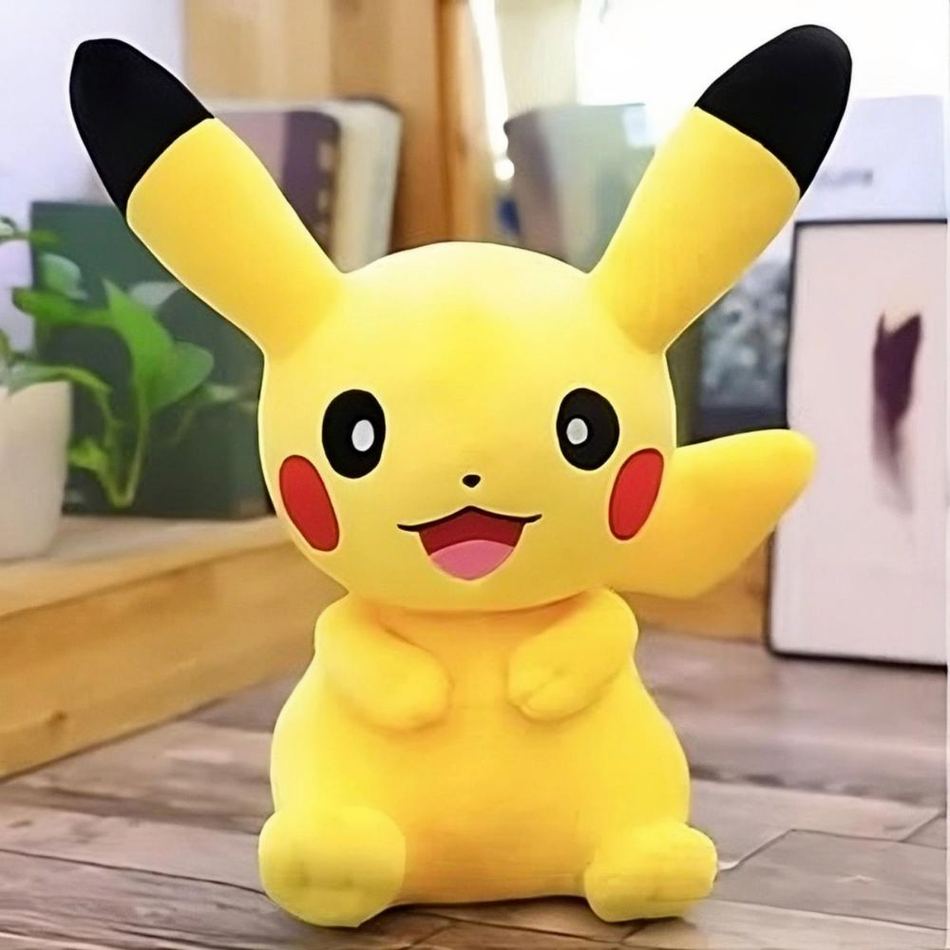 Peluche Pikachu jaune doux enfant chambre kawaii La compagnie de la peluche