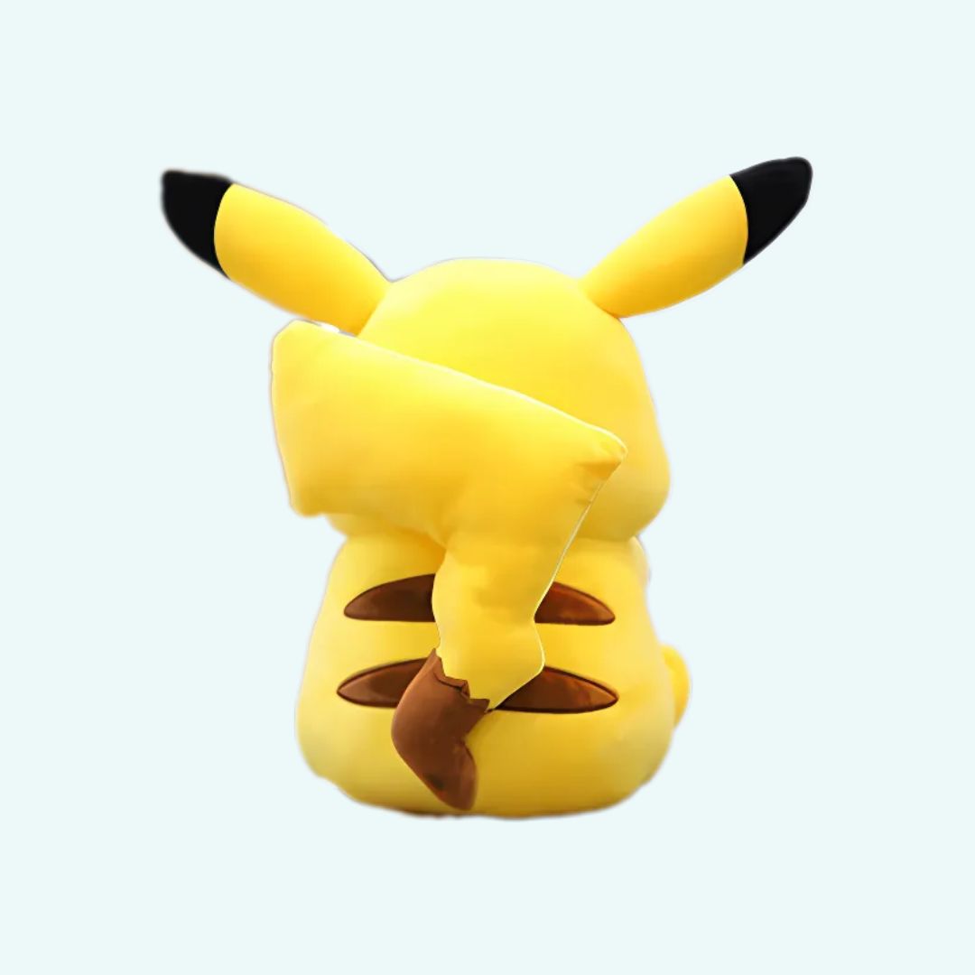 Peluche Pikachu joyeux câlin jaune doux enfant La compagnie de la peluche