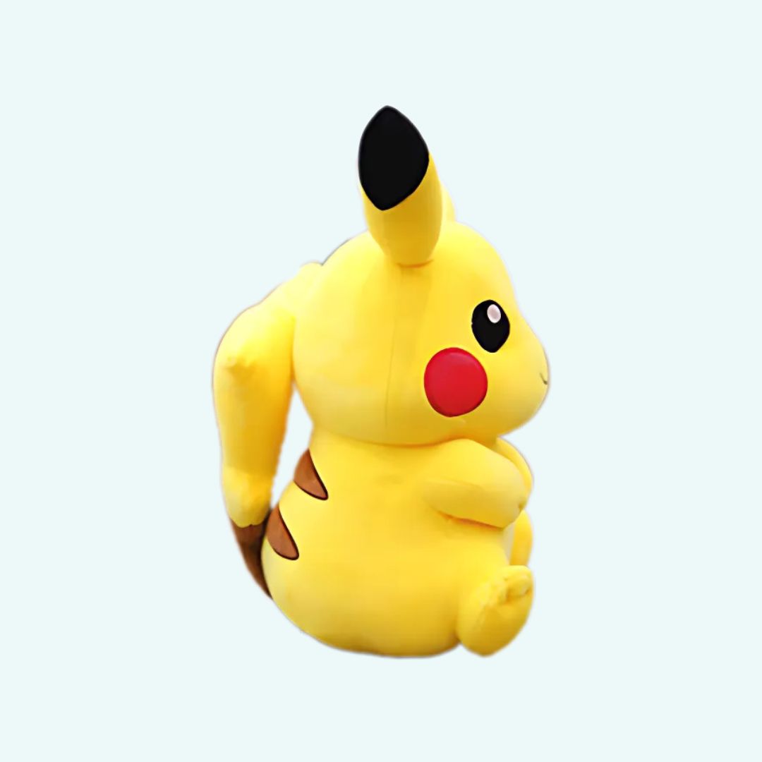 Peluche Pikachu joyeux câlin jaune doux enfant La compagnie de la peluche