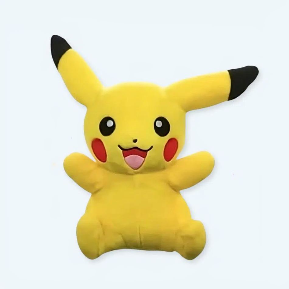 Peluche Pikachu joyeux câlin jaune doux enfant La compagnie de la peluche