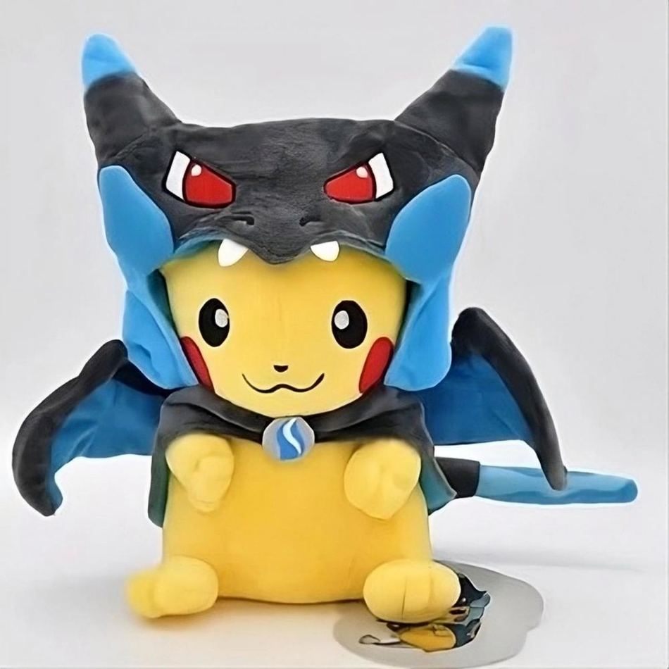 Peluche Pikachu Méga Dracaufeu X douce enfant collection La compagnie de la peluche