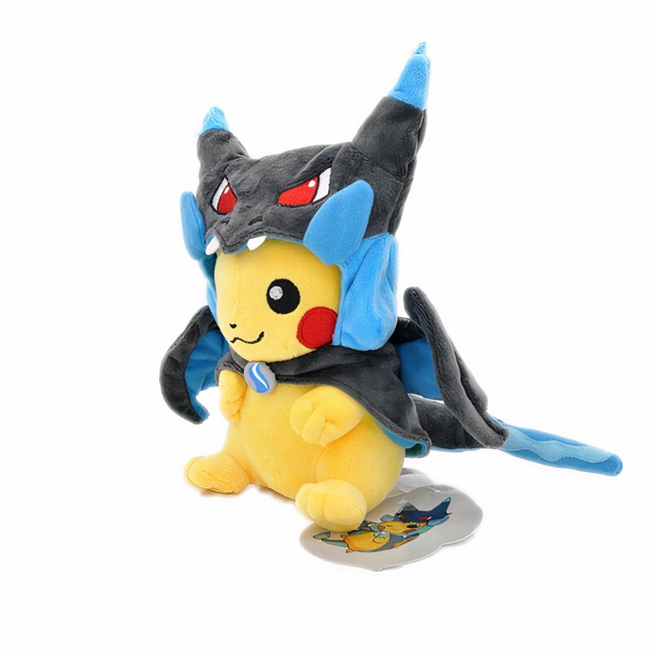 Peluche Pikachu Méga Dracaufeu X douce enfant collection La compagnie de la peluche