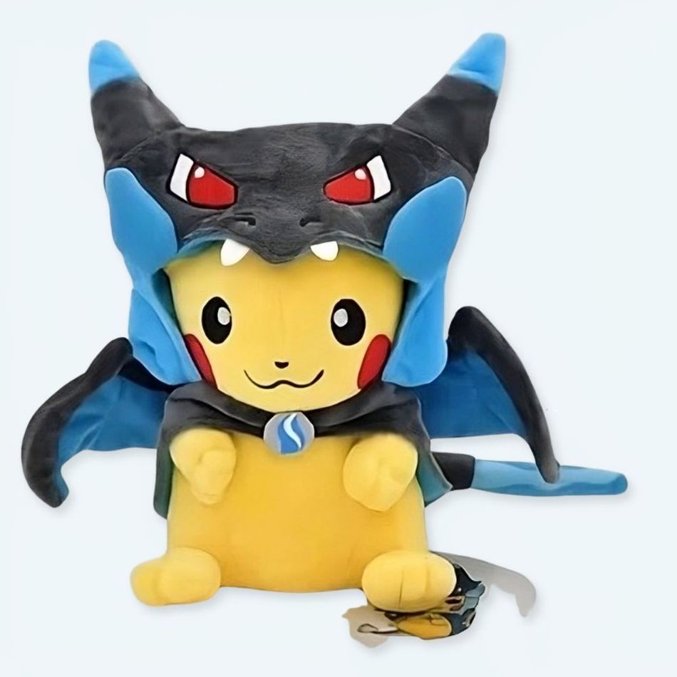 Peluche Pikachu Méga Dracaufeu X douce enfant collection La compagnie de la peluche