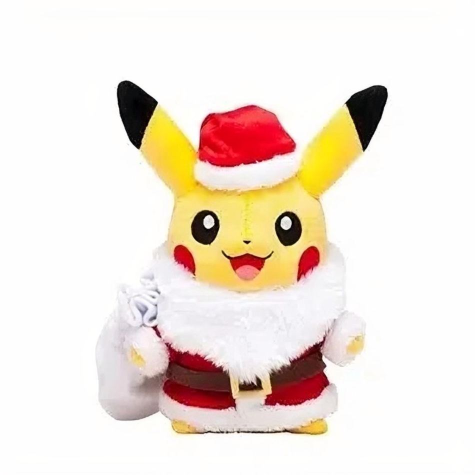 Peluche Pikachu Noël festive douce hiver câlin enfant La compagnie de la peluche