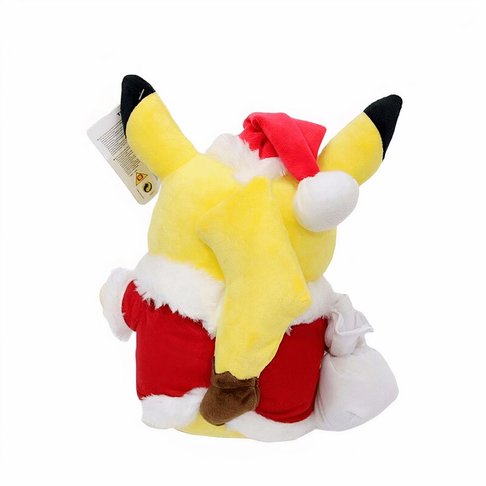 Peluche Pikachu Noël festive douce hiver câlin enfant La compagnie de la peluche
