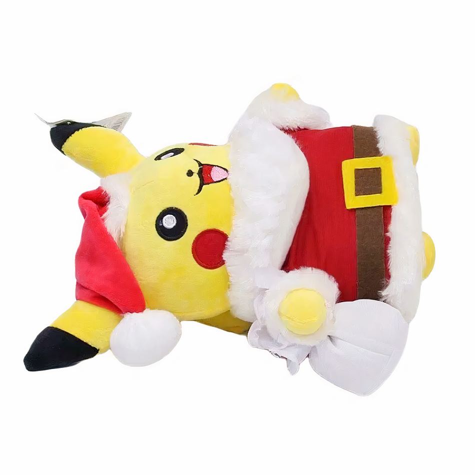 Peluche Pikachu Noël festive douce hiver câlin enfant La compagnie de la peluche