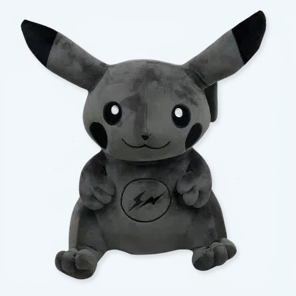 Peluche Pikachu noir doux collection fan enfant La compagnie de la peluche