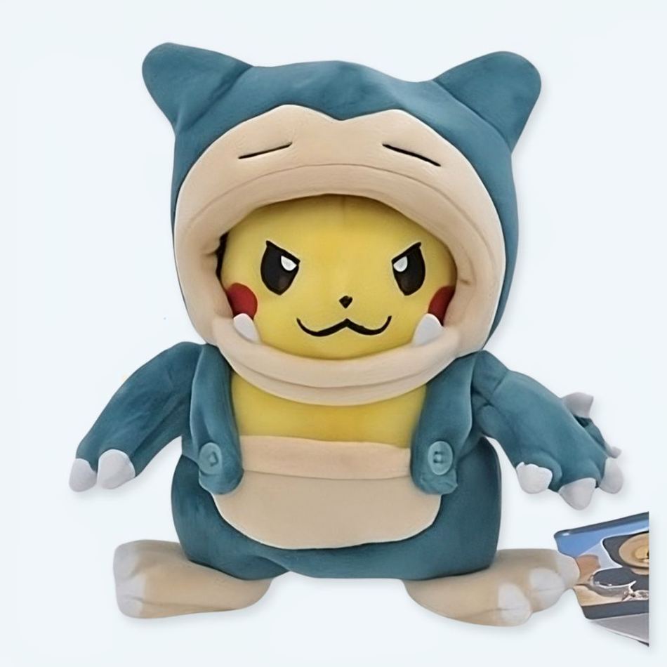 Peluche Pikachu Ronflex doux câlin enfant collection La compagnie de la peluche