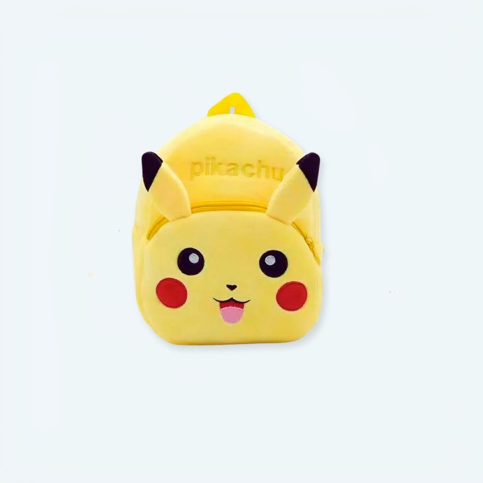 Peluche Pikachu sac à dos doux enfant jaune électrique La compagnie de la peluche