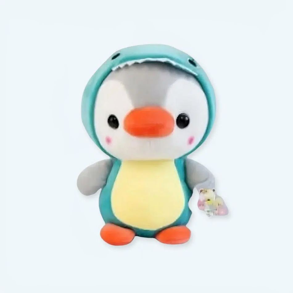 Peluche pingouin dinosaure mignon déguisement enfant doux La compagnie de la peluche