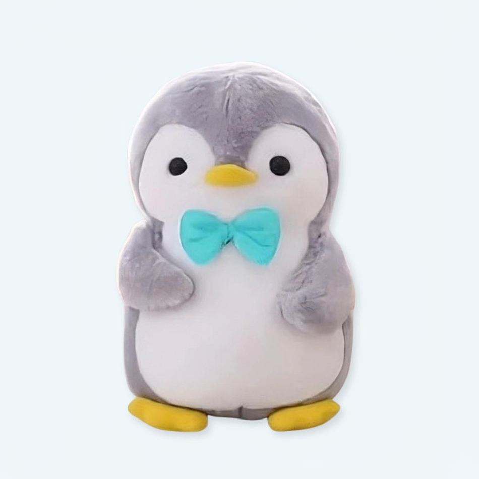 Peluche pingouin élégante douce hiver cocooning enfant 25cm La compagnie de la peluche