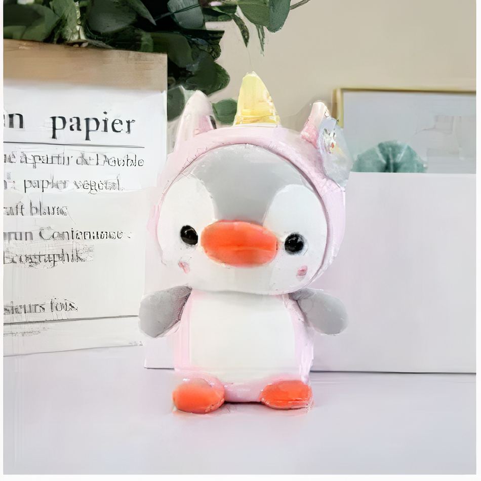 Peluche pingouin magique licorne douce peluche câline La compagnie de la peluche
