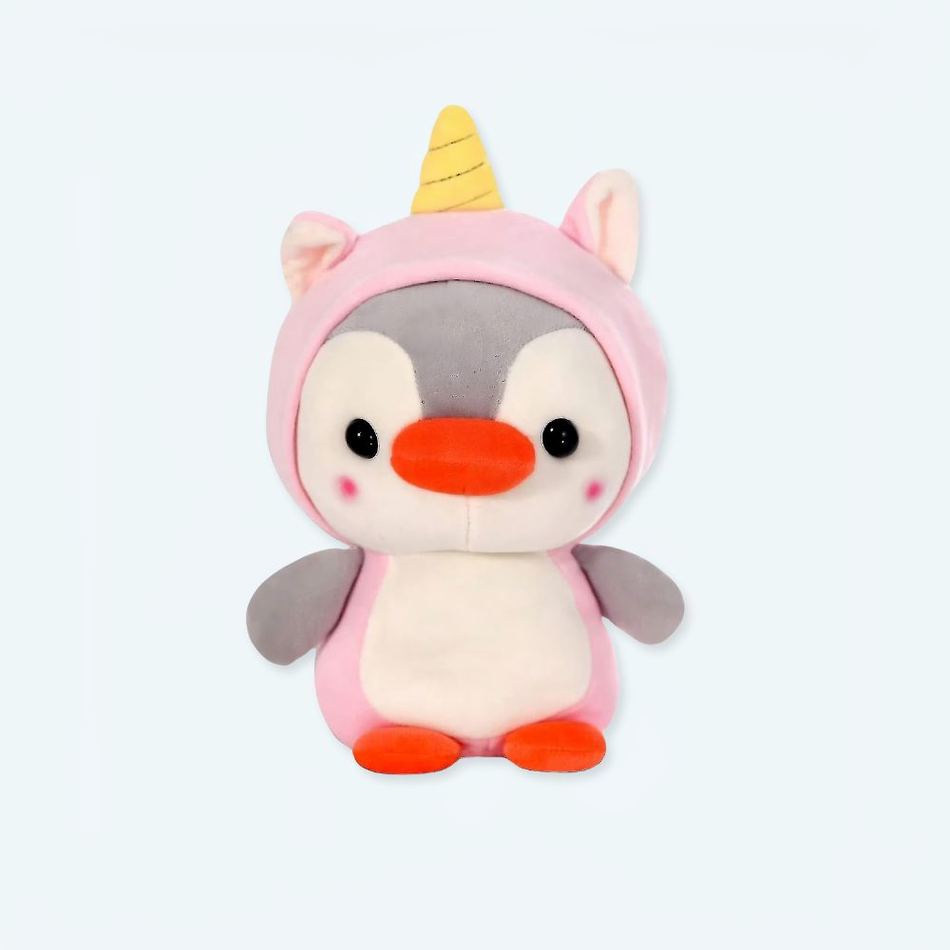 Peluche pingouin magique licorne douce peluche câline La compagnie de la peluche
