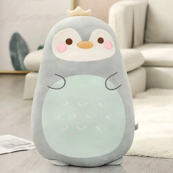 Peluche pingouin squishmallow roi 45cm