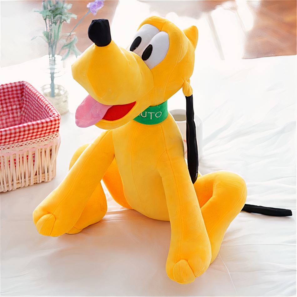 Peluche Pluto Disney chien doux et câlin pour enfant La compagnie de la peluche