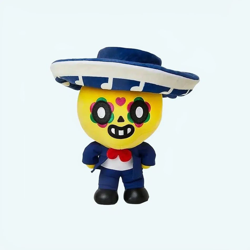 Peluche Poco Brawl Stars douce colorée enfant fun La compagnie de la peluche