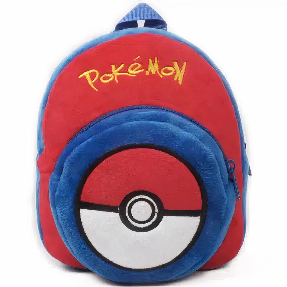 Peluche Pokéball sac à dos doux Pokémon enfant fun La compagnie de la peluche