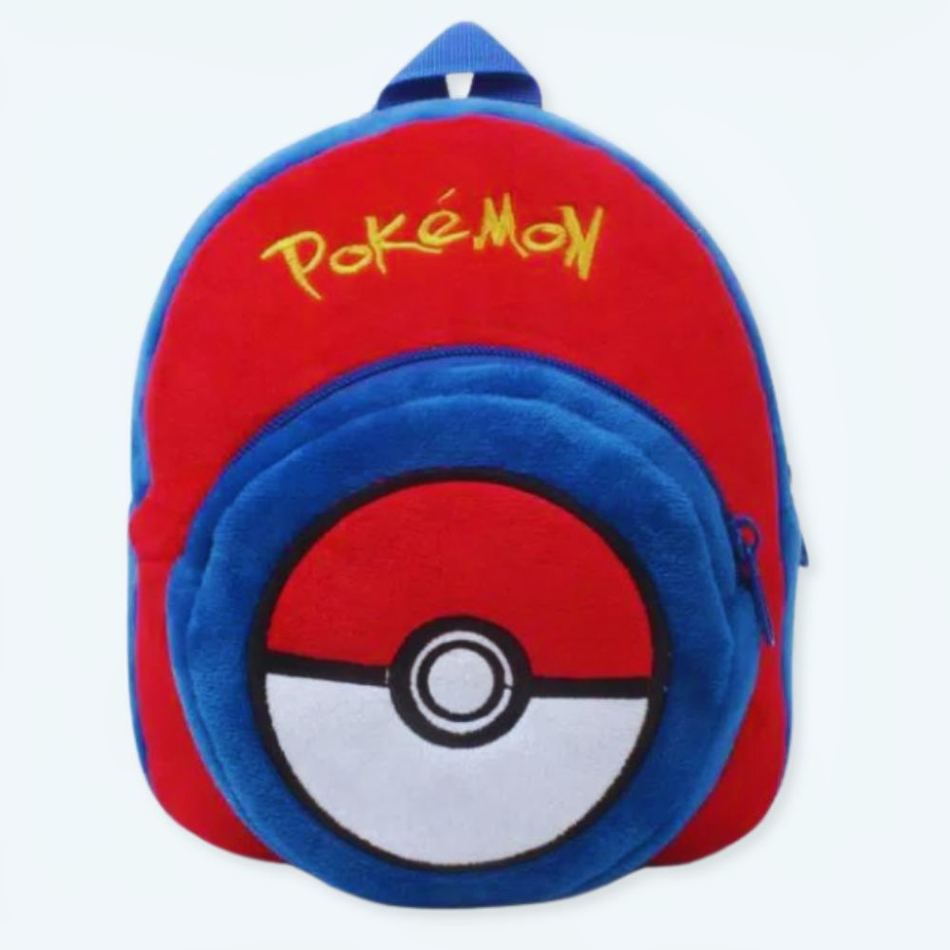 Peluche Pokéball sac à dos doux Pokémon enfant fun La compagnie de la peluche