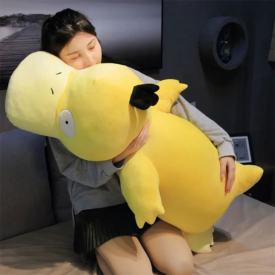 Peluche Pokémon Psykokwak géant jaune doux enfant 100cm La compagnie de la peluche