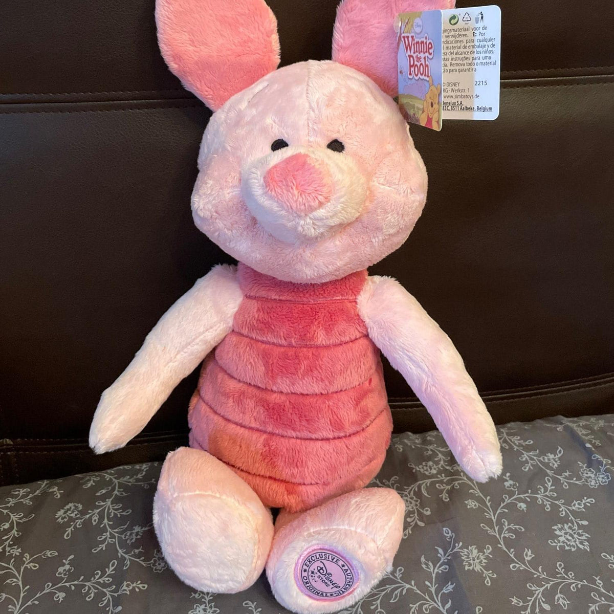 Peluche Porcinet douce rose enfant câlin Disney La compagnie de la peluche