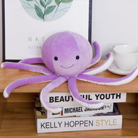 Peluche poulpe violet doux jouet enfant décor amusant La compagnie de la peluche