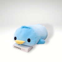 Peluche poussin squishmallow élastique 40cm / Bleu