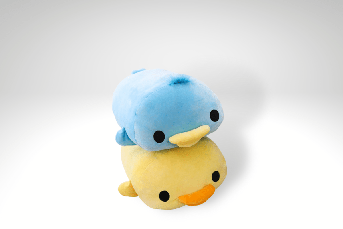 Peluche poussin squishmallow élastique