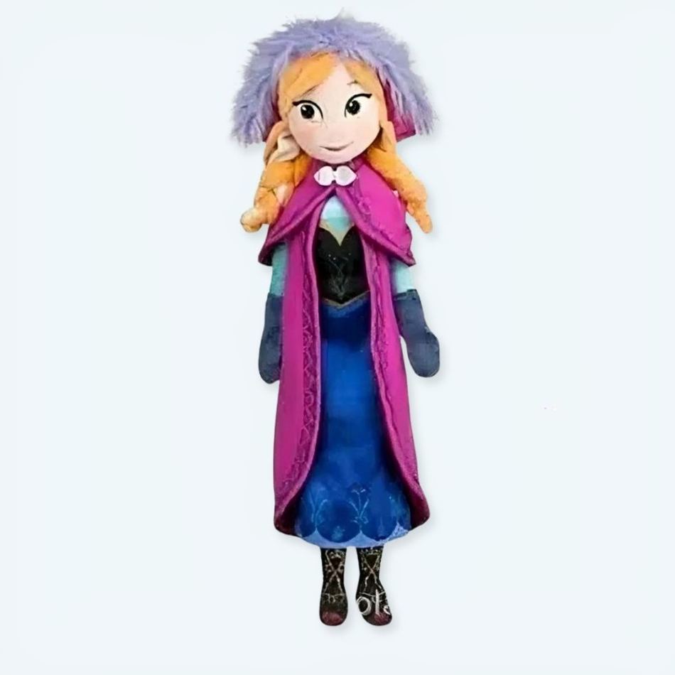Peluche princesse Anna douce enfant Disney câlin hiver 40cm La compagnie de la peluche