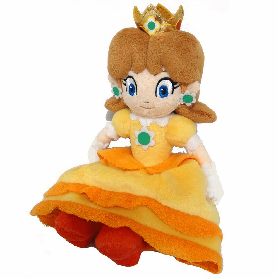 Peluche princesse Daisy Mario douce et colorée enfant La compagnie de la peluche