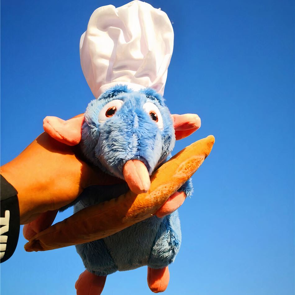 Peluche Ratatouille pain doux cuisine enfant amusant La compagnie de la peluche