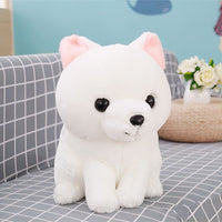 Peluche renard blanc Kawaii doux câlin enfant La compagnie de la peluche