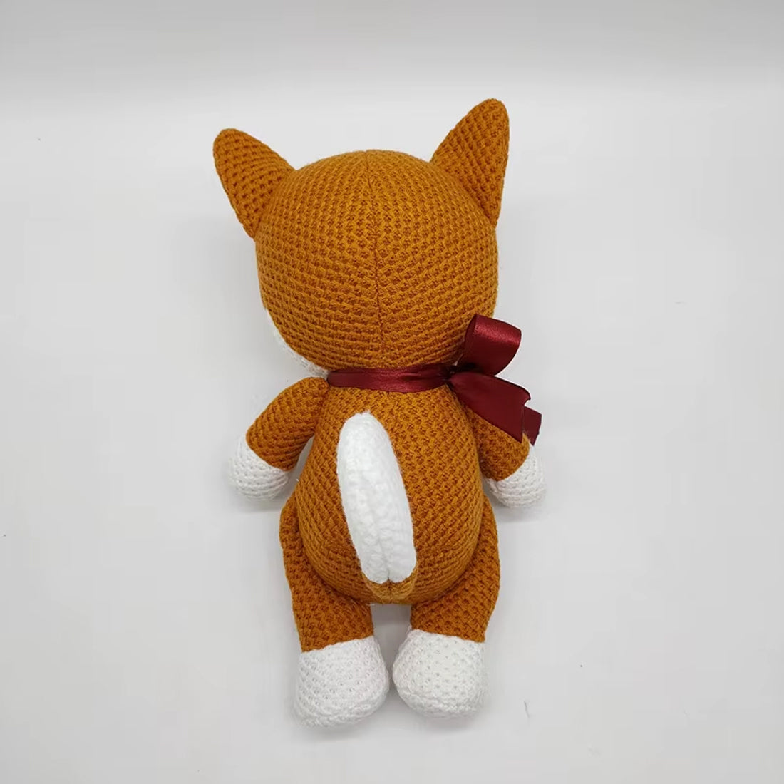 Peluche renard crochet doux animal forêt câlin La compagnie de la peluche