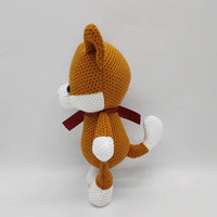 Peluche renard crochet doux animal forêt câlin La compagnie de la peluche