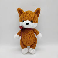 Peluche renard crochet doux animal forêt câlin La compagnie de la peluche
