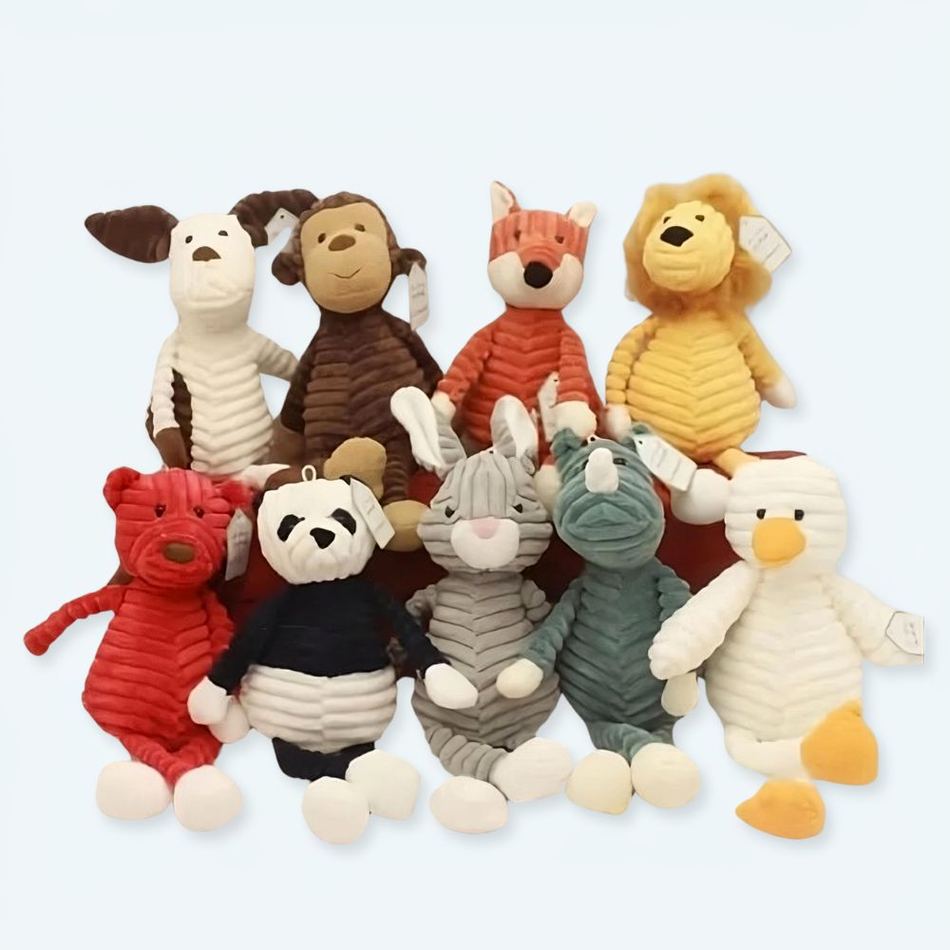 Peluche renard doux automne enfant câlin réaliste La compagnie de la peluche