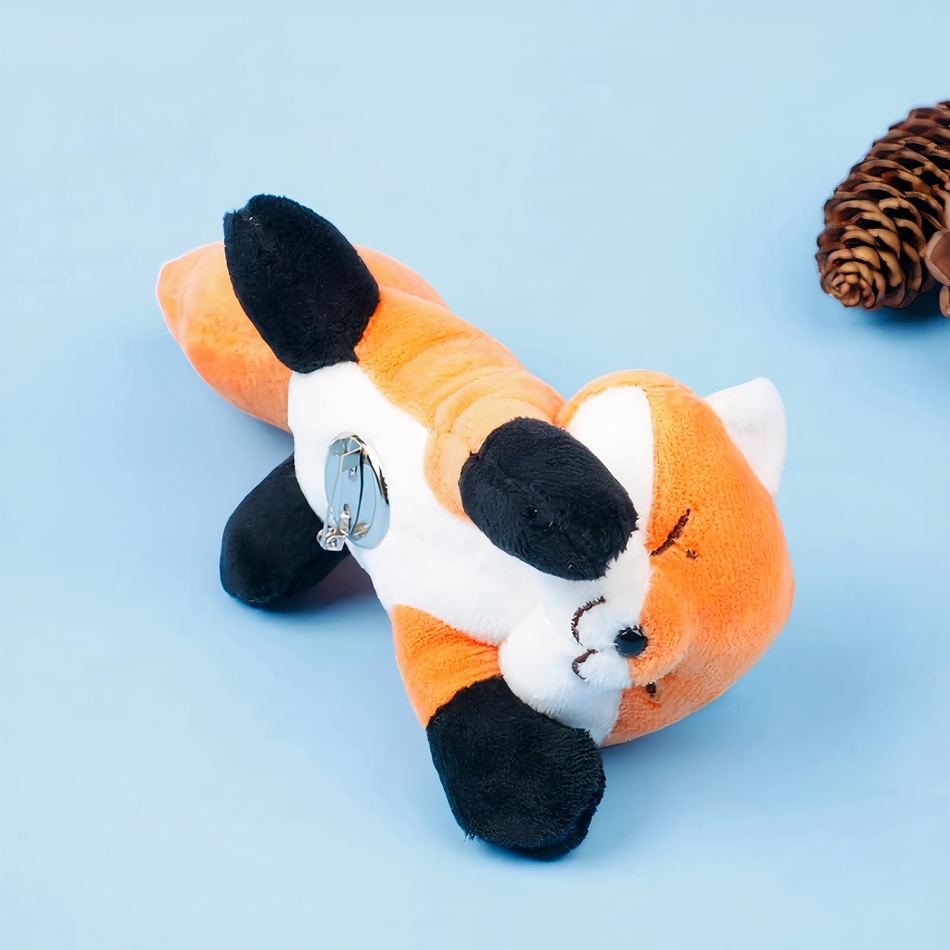 Peluche renard doux broche en peluche câlin chaleureux La compagnie de la peluche