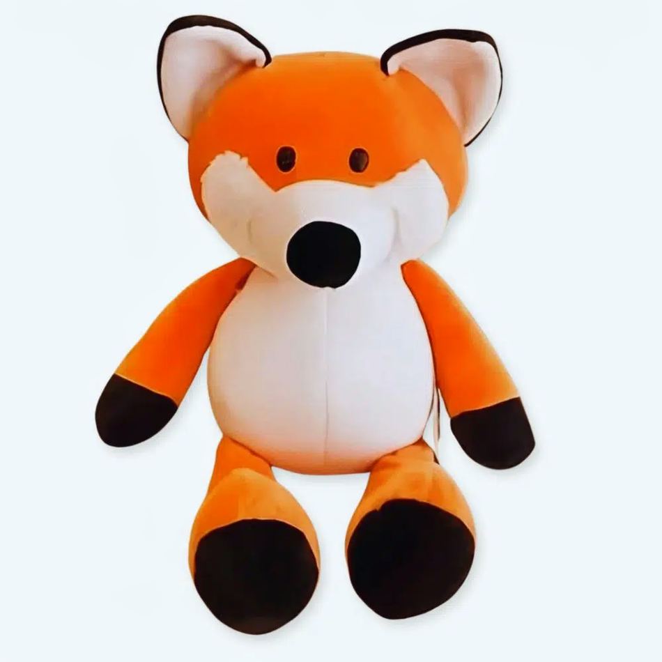 Peluche renard doux enfant automne câlin chaleureux La compagnie de la peluche