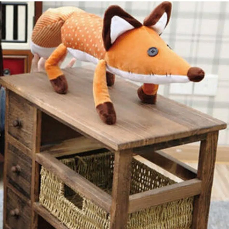 Peluche renard doux Le Petit Prince conte enchanté La compagnie de la peluche