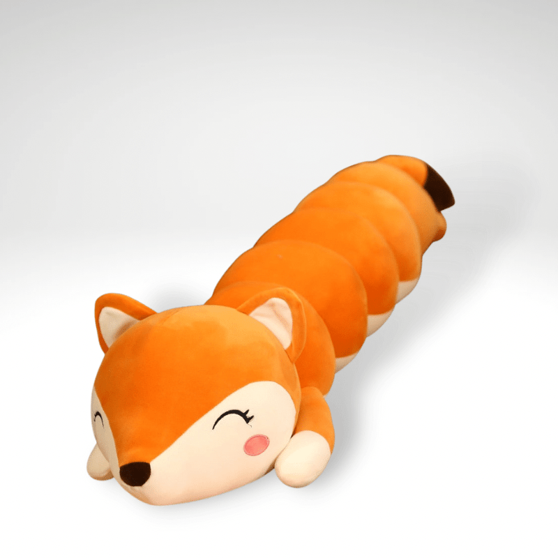 Peluche renard géant à câlins 85cm / Orange