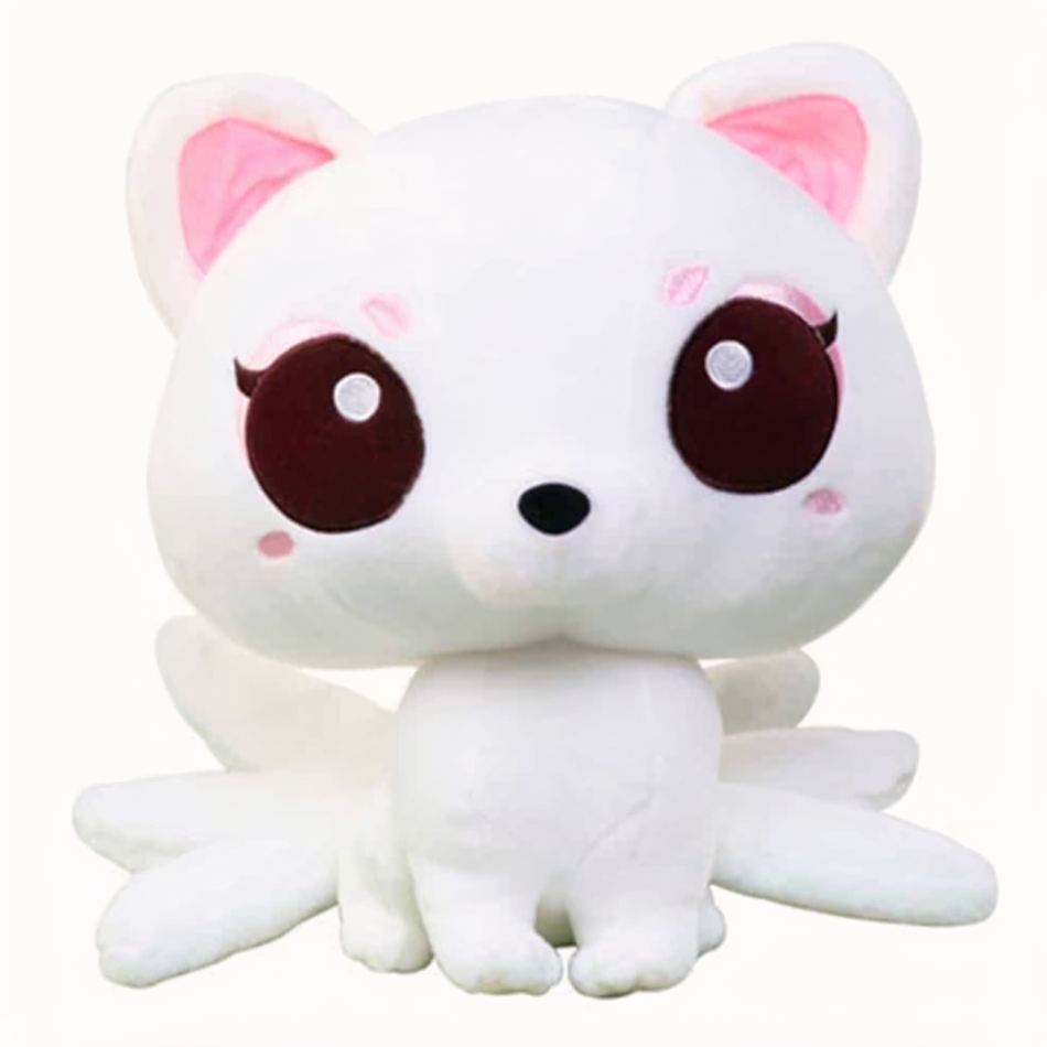 Peluche renard gumiho doux enfant conte magique 40cm La compagnie de la peluche