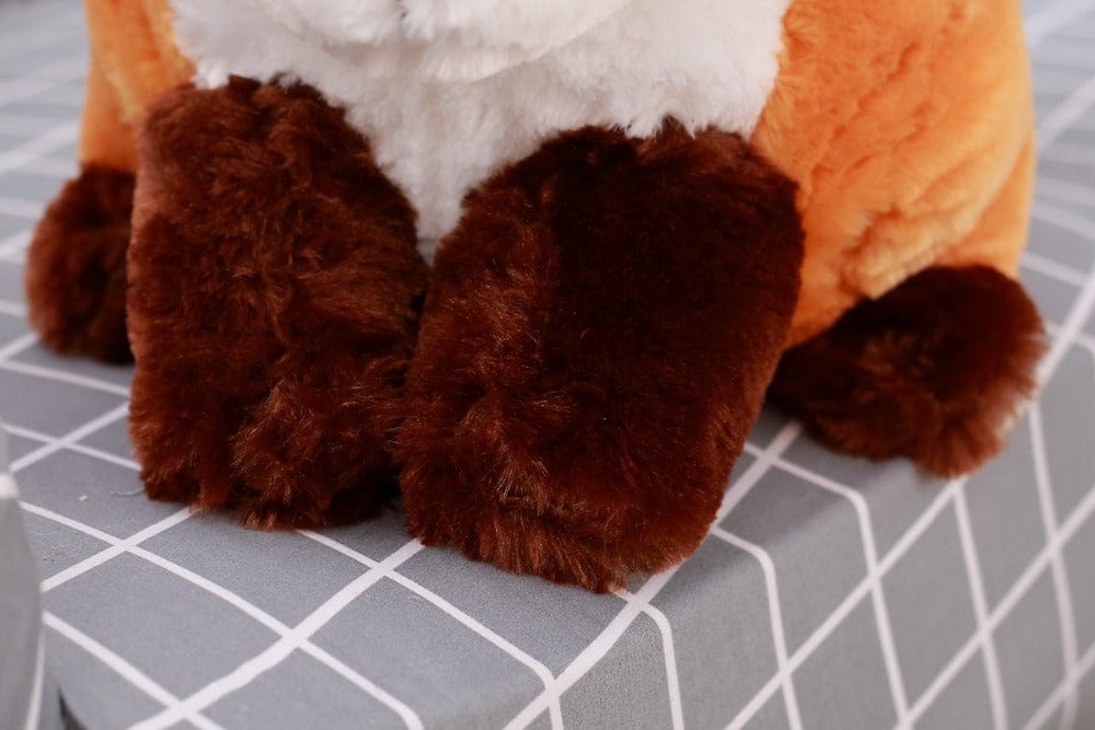Peluche renard mignon à la grosse tête