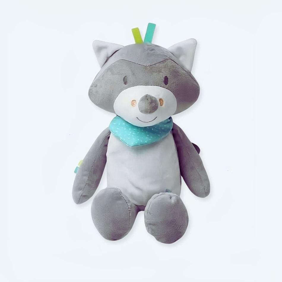 Peluche renard musical doux veilleuse enfant nuit magique La compagnie de la peluche