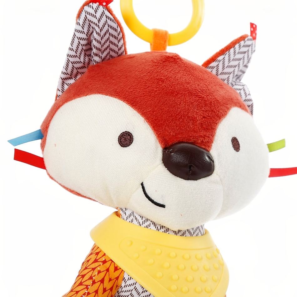 Peluche renard suspendu coloré doux déco chambre enfant La compagnie de la peluche