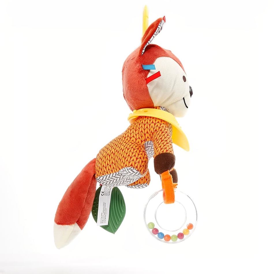 Peluche renard suspendu coloré doux déco chambre enfant La compagnie de la peluche